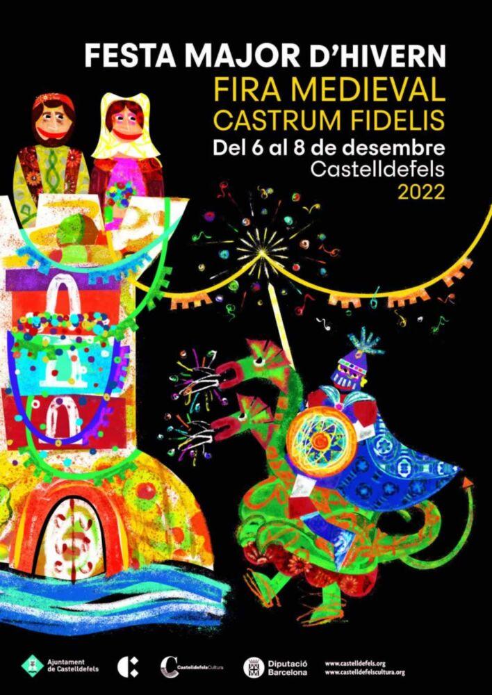 Mercado medieval en Castelldefels , Barcelona 06 al 08 de Diciembre 2022