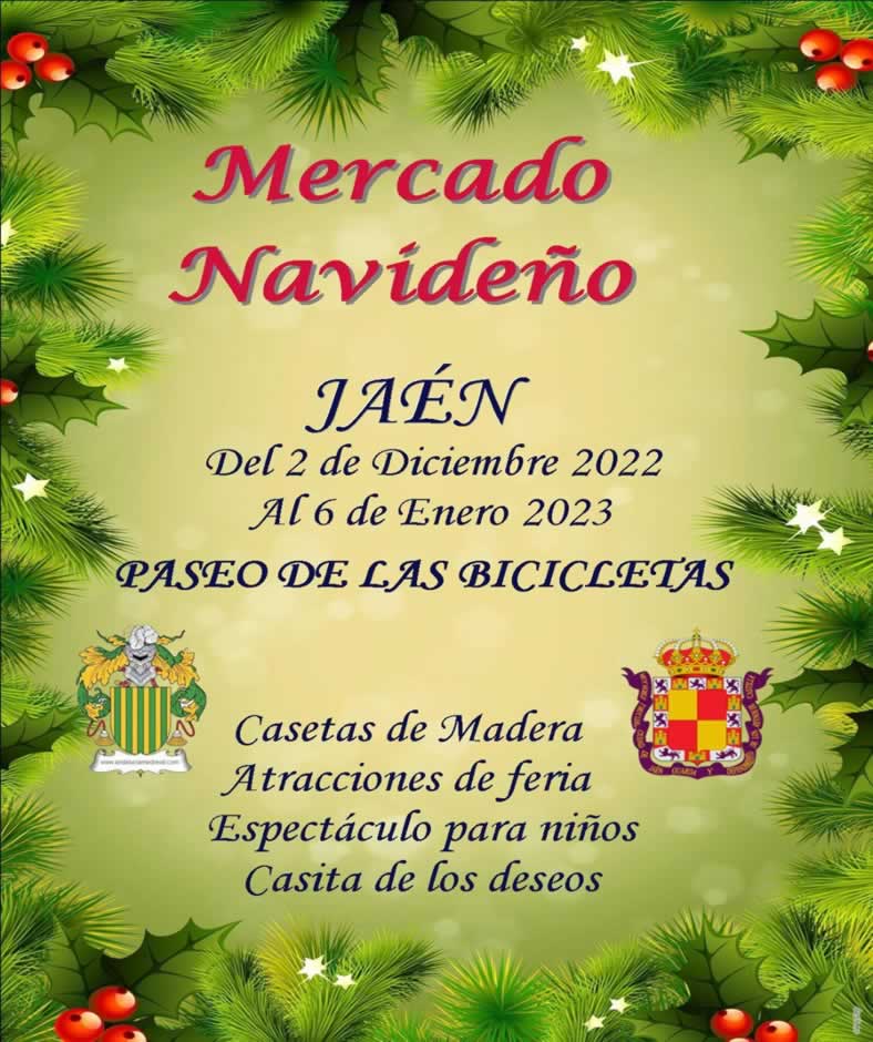 Mercado navideño en Jaén capital