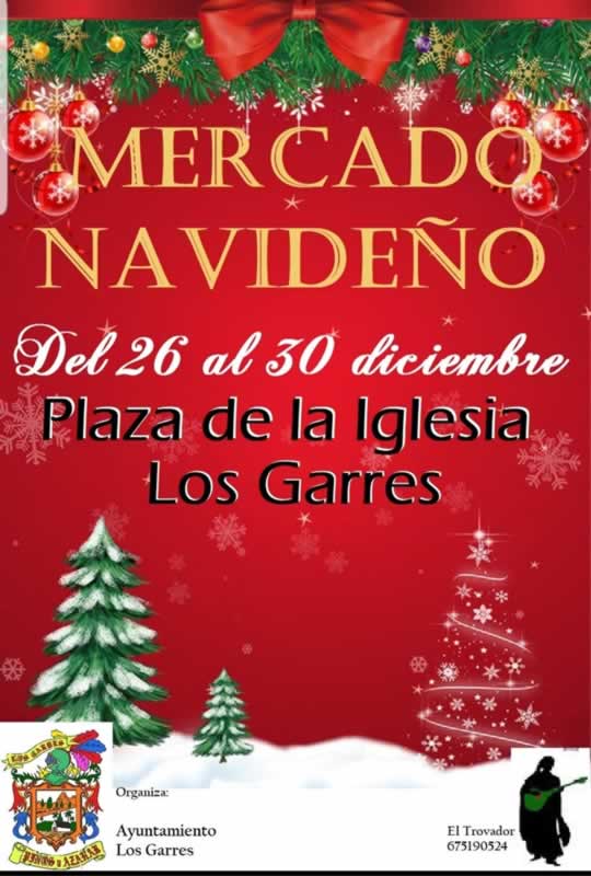 Mercado navideño en Los Garres, Murcia