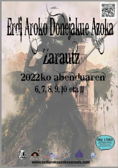Mercado medieval en Zarautz , Guipúzcoa 06 al 11 de Diciembre 2022