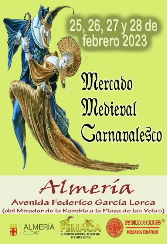 Mercado medieval carnavalesco en Almeria