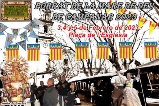 03 al 05 de Enero 2023 Porrat o Mercado de campanar en Campanar , Valencia