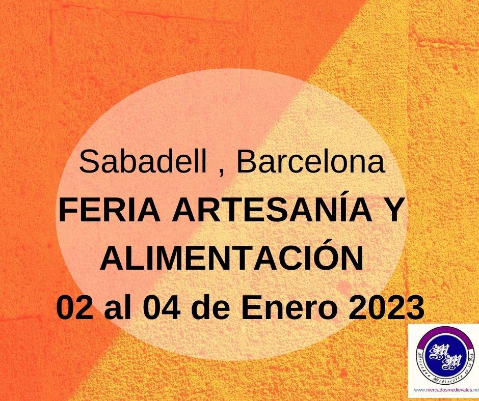 FERIA ARTESANÍA Y ALIMENTACIÓN en Sabadell, Barcelona