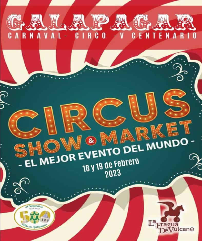 Mercado Del Circo  "Circus Show & Market".-  El Mercado del Circo, contará con un número limitado de  paradas, que deberán ir decoradas y ambientadas de temática circense, tanto la parada como el vestuario del personal que atiende la parada.