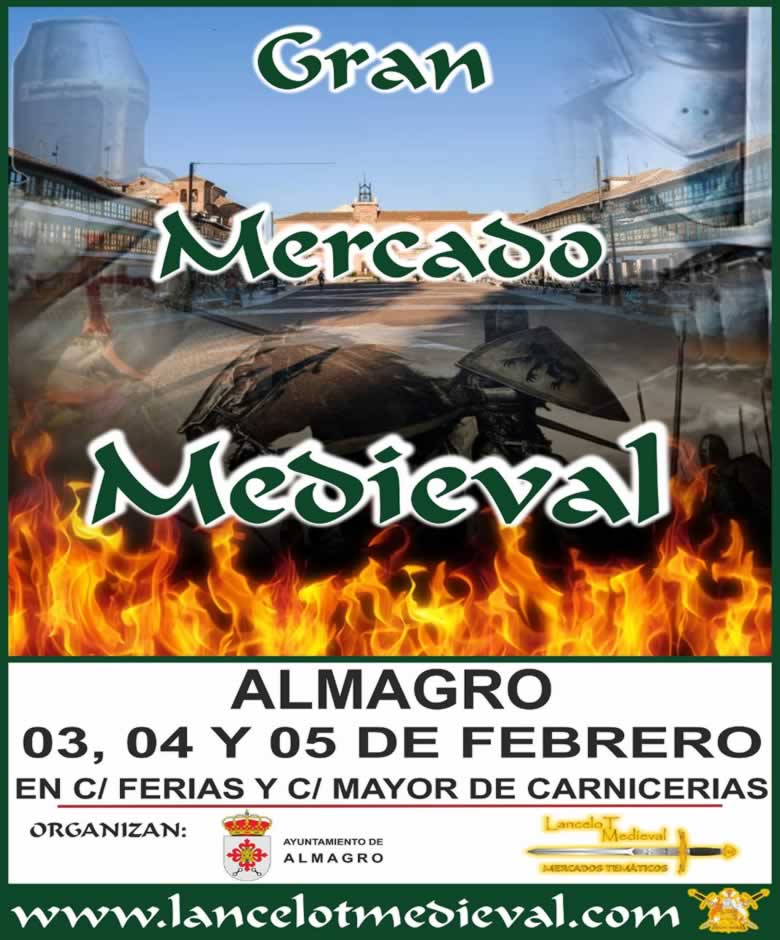 Gran mercado medieval en Almagro, Ciudad Real  03 al 05 de Febrero 2023