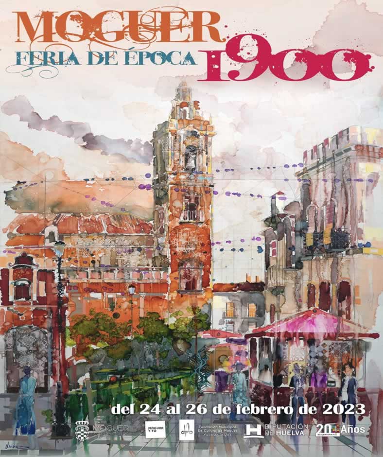Feria de época 1900 en Moguer , Huelva