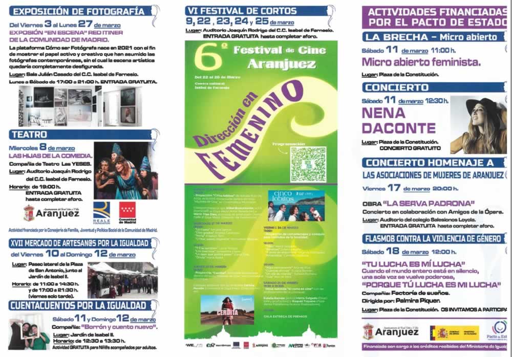 XVII Feria De Artesan@S Por La Igualdad en Aranjuez , Madrid 10 al 12 de Marzo 2023