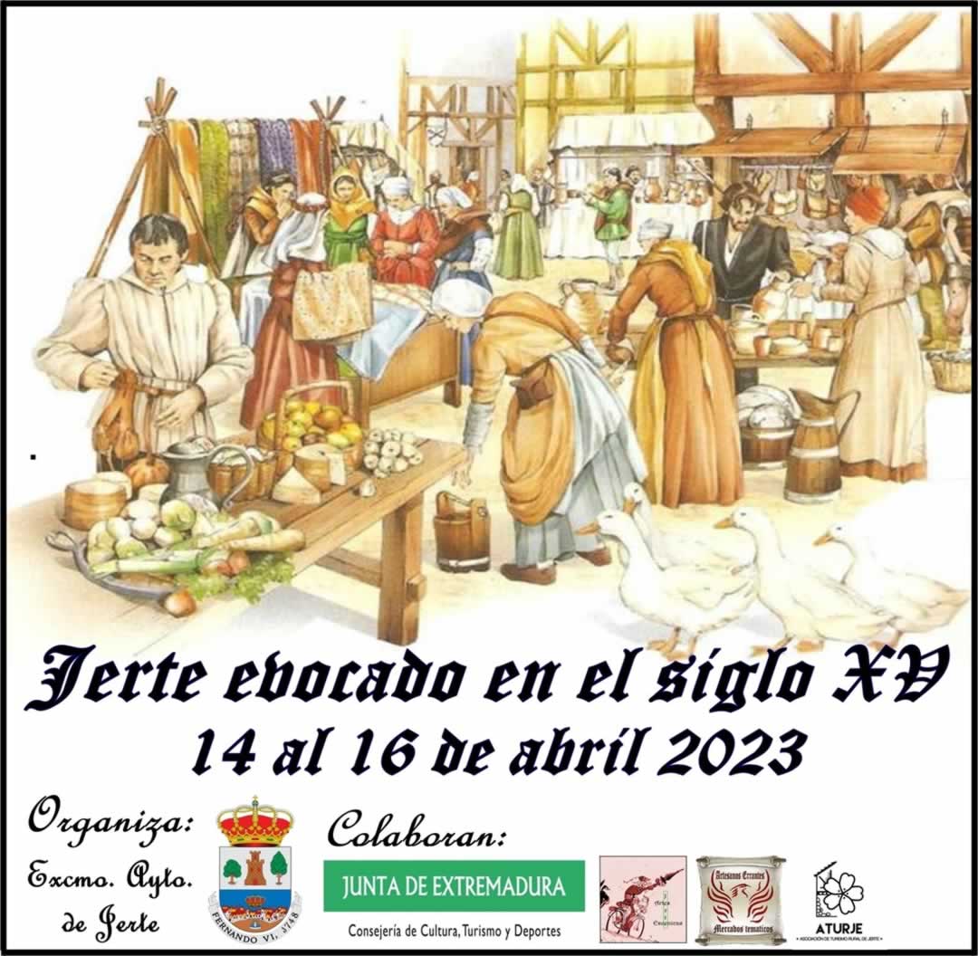 Mercado del Siglo XV "El despertar de los clásicos" en Jerte, Caceres
