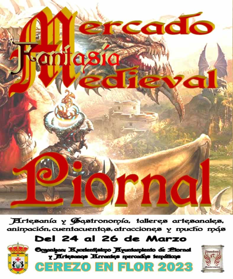 Mercado fantasia medieval en Piornal , Cáceres 2023