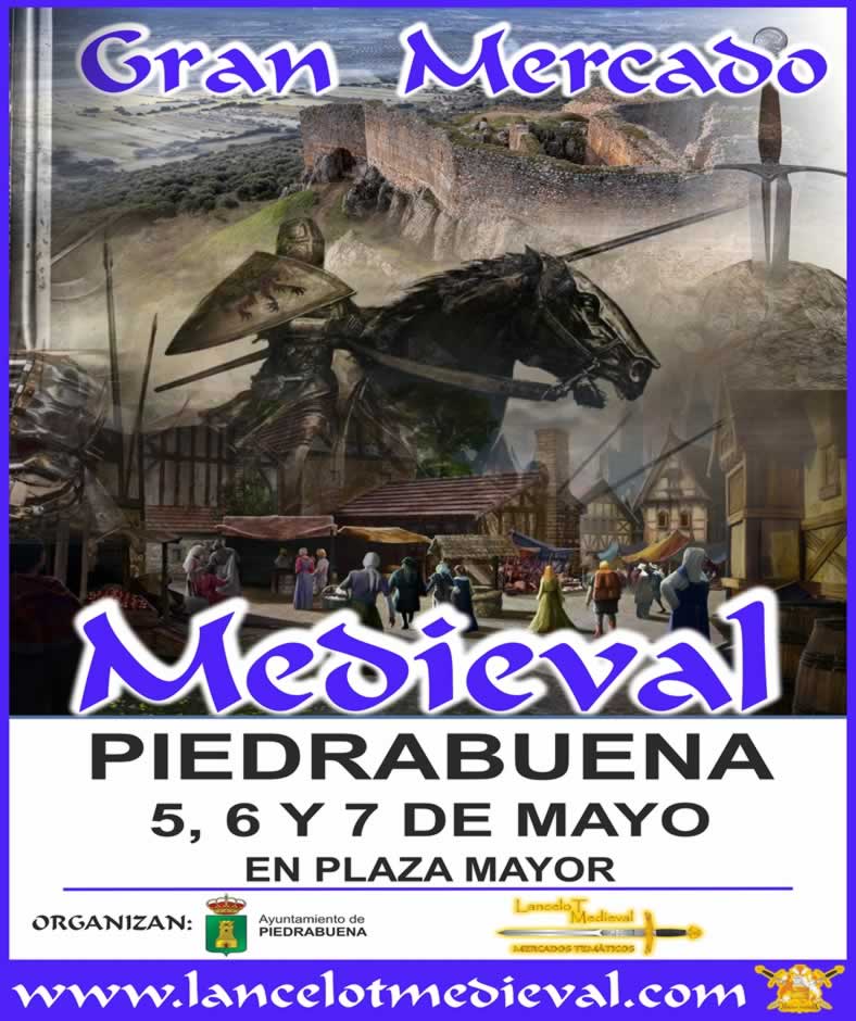 Gran mercado medieval en Piedrabuena, Ciudad Real 2023