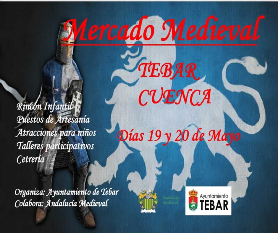 Mercado medieval en Tebar , Cuenca 2023