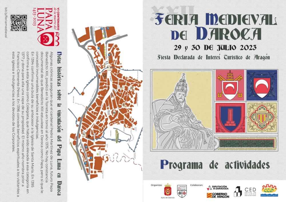 Programación de la Feria medieval en Daroca, Zaragoza - portada 