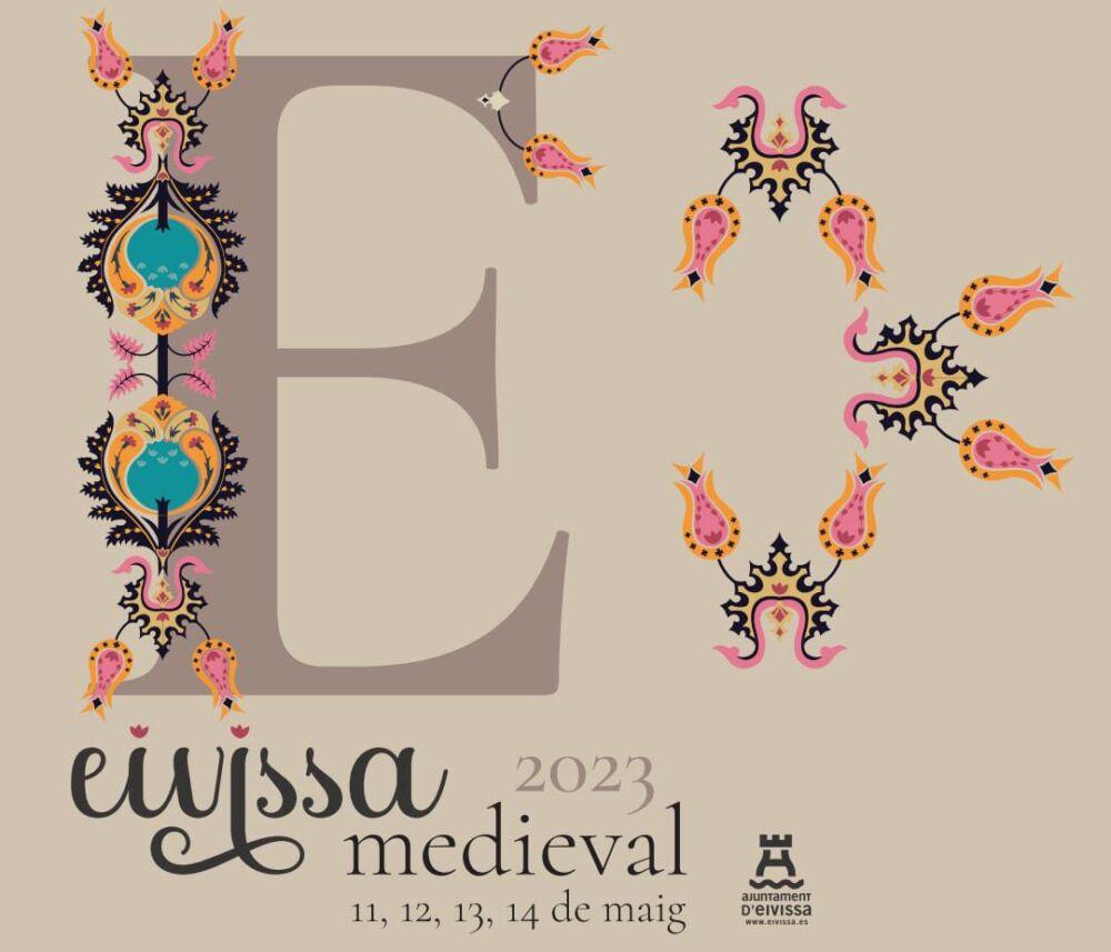 Cartel de Eivissa medieval - feria medieval Dalt Vila 2023