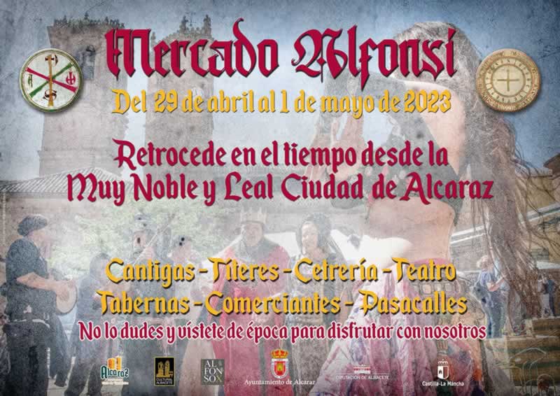 Mercado Alfonsí en Alcaraz, Albacete 2023