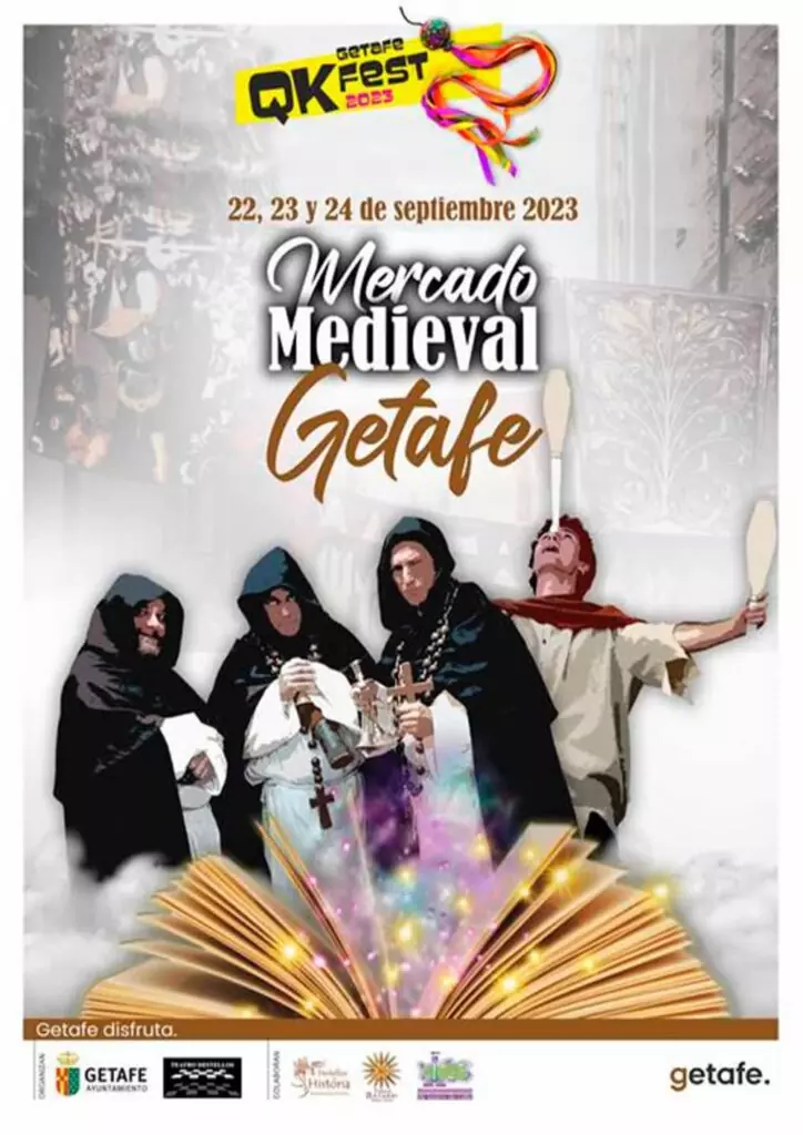 Mercado medieval ( Festival Fitec ) en Getafe , Madrid 2023