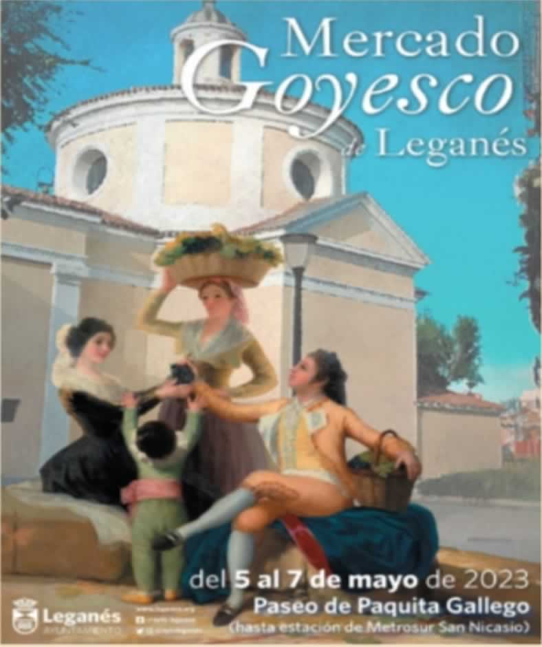 Mercado goyesco en Leganes, Madrid 2023