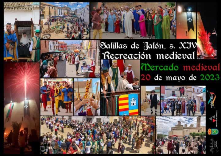 Recreacion medieval en Salillas de Jalon, Huesca 2023