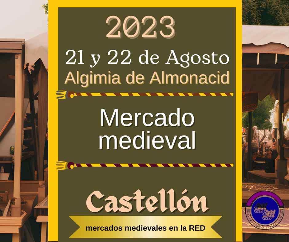 Mercado medieval en Algimia de Almonacid , Castellón 2023