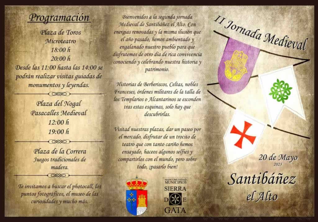 II Jornada medieval en Santibáñez el Alto , Cáceres 2023
