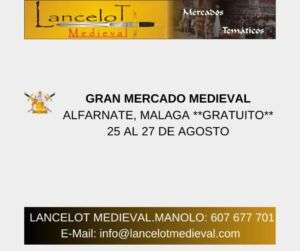 Mercado medieval de participación gratuita en Alfarnate, Malaga 2023