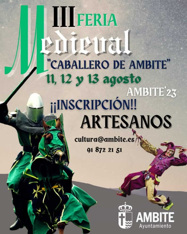 Feria medieval , III edición "El Caballero de Ambite"
