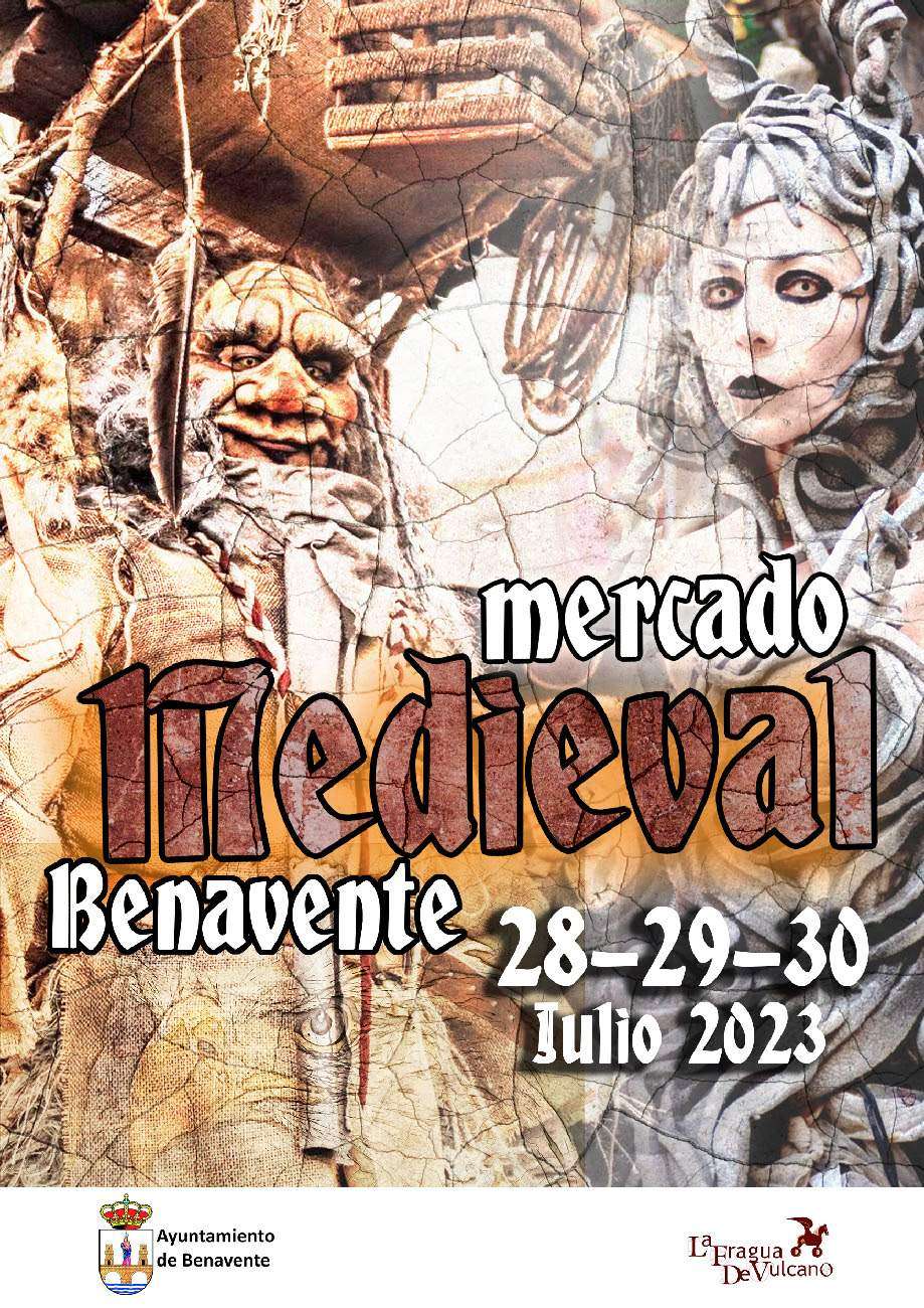 Cartel de la Feria medieval de Benavente, Zamora 2023