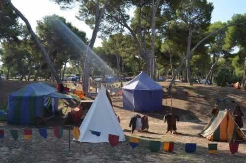 Campamento medieval