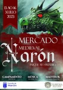 Mercado Medieval de Narón (La Coruña) del 13 al 16 de Julio 2023