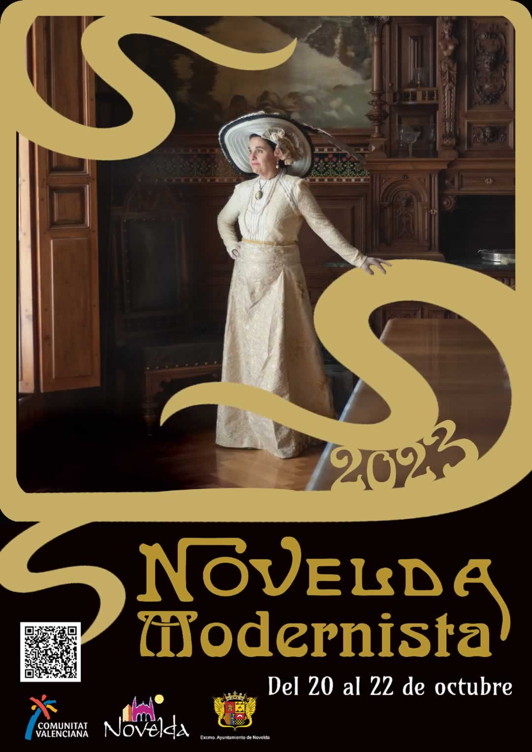 Cartel de la FERIA MODERNISTA de Novelda 2023