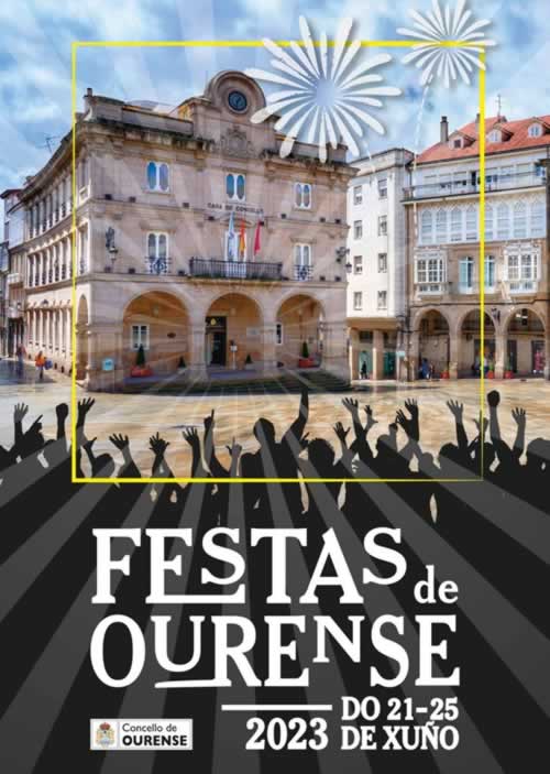 Mercado medieval de Ourense - Cartel de las fiestas de Ourense 2023