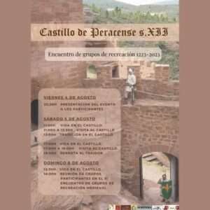 Las recreaciones medievales de Peracense (Teruel) , los dias 04 al 06 de Agosto 2023