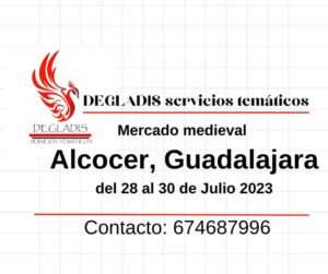 Mercado medieval en Alcocer, Guadalajara del 28 al 30 de Julio 2023