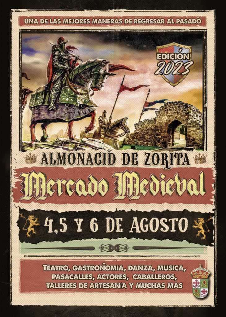 Mercado medieval en ALmonacid de Zorita, Guadalajara 2023