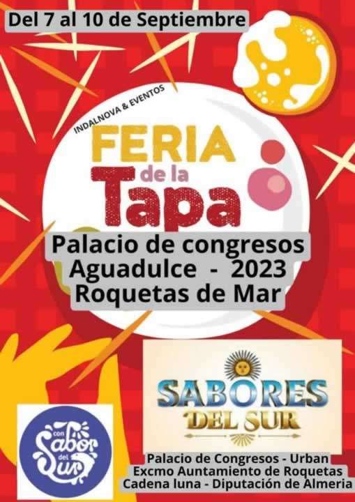 Feria de la tapa «Sabores del sur» 2023 en Aguadulce, Almeria