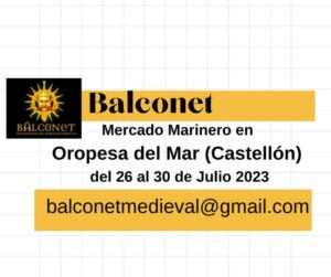 Mercado marinero en Oropesa del Mar , Castellon  26 al 30 de Julio 2023