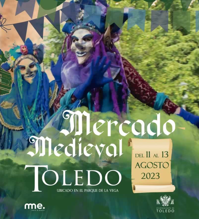 Cartel del mercado medieval de Toledo 2023