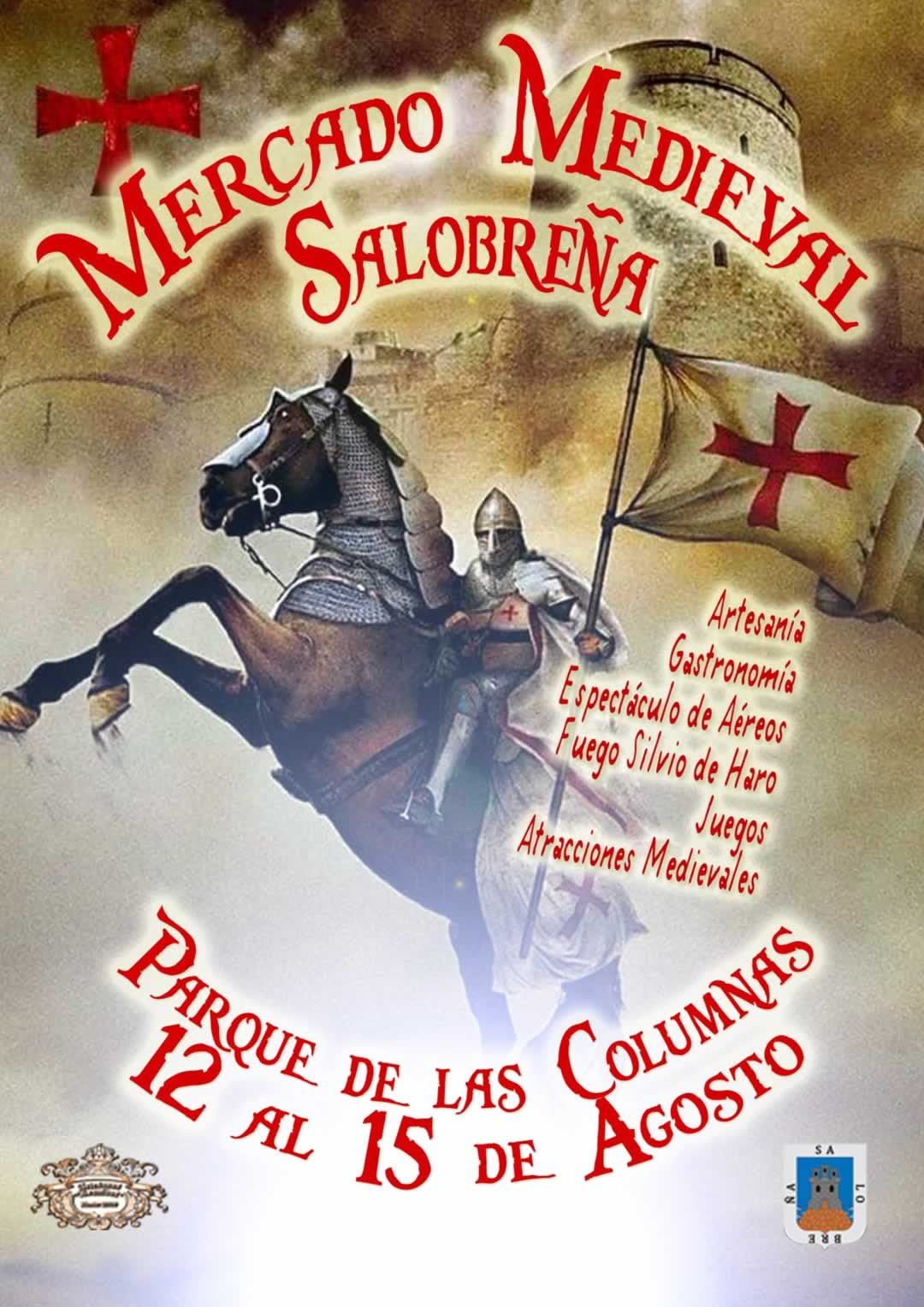 Mercado medieval en Salobreña, Granada Agosto 2023
