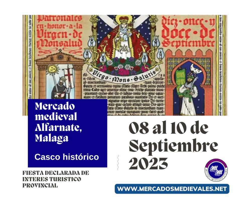 Mercados medievales en la RED / Mercado medieval en Alfarnate ( Malaga ) Septiembre 2023