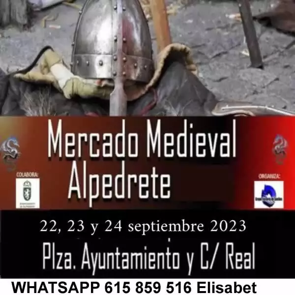 22 al 24 de Septiembre 2023 - Mercado medieval en Alpedrete, Madrid