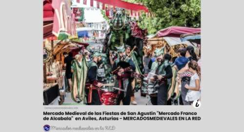 Mercados medievales en la RED / Mercado franco de Alcabala en Aviles, Asturias