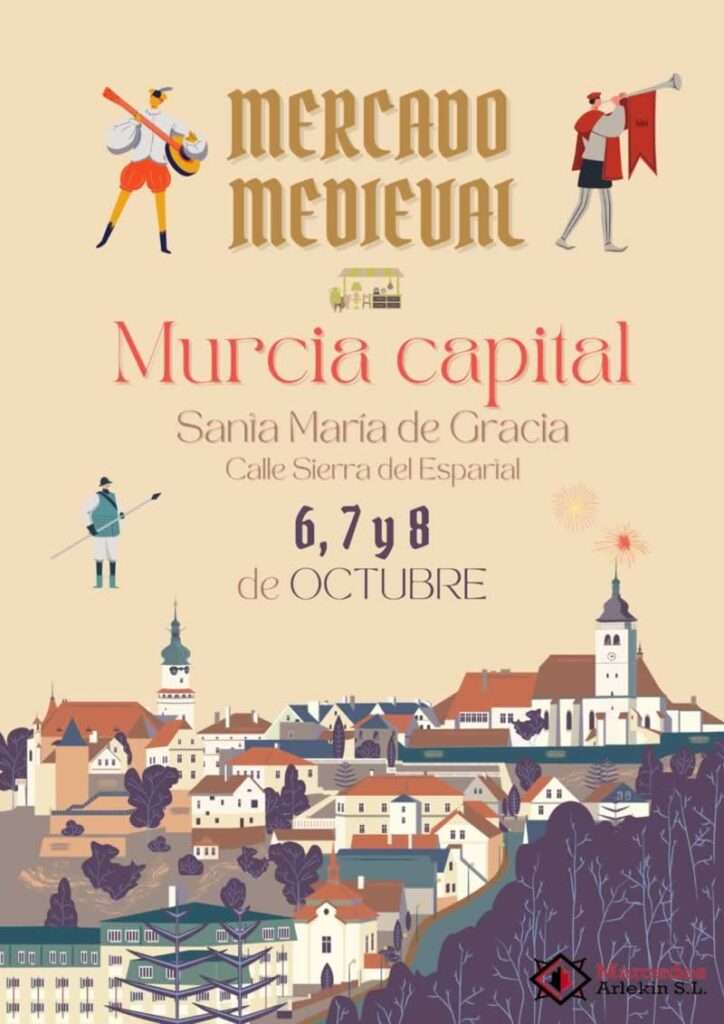 Mercados medievales en la RED - Mercado medieval B. Santa Maria de Gracia, Murcia capital [Región de Murcia] Octubre 2023