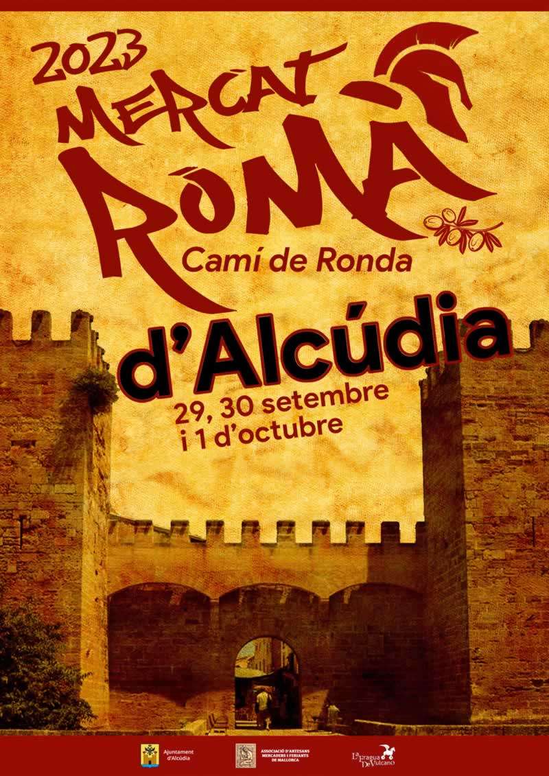 mercadosmedievales.net - Fira romana / Feria romana en Alcudia , Mallorca, Islas Baleares 2023