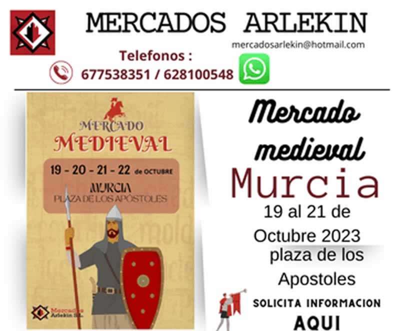 Mercados medievales en la RED / Mercado medieval en Murcia del 19 al 22 de Murcia en la Plaza de los Apostoles 