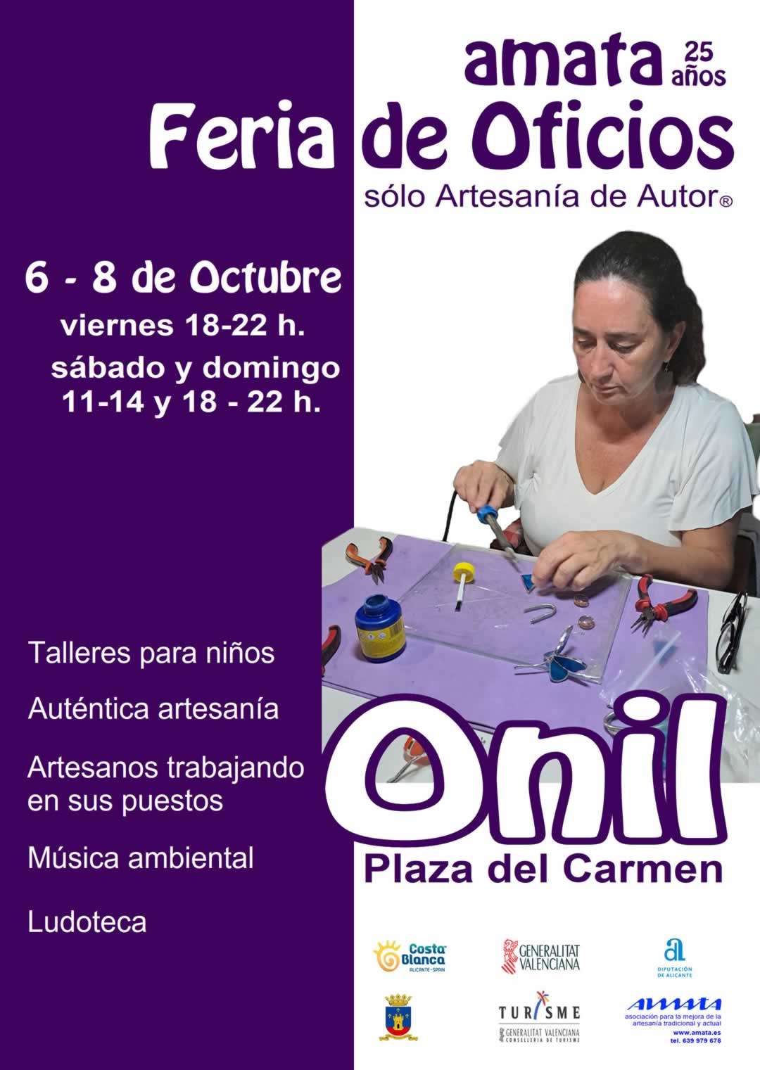 mercadosmedievales.net - Feria de Artesanía de Autor® 2023 en Onil Alicante 2023