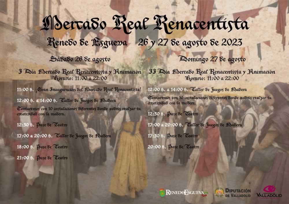 Mercado renacentista en Reneda de Esgueva - Programación 2023