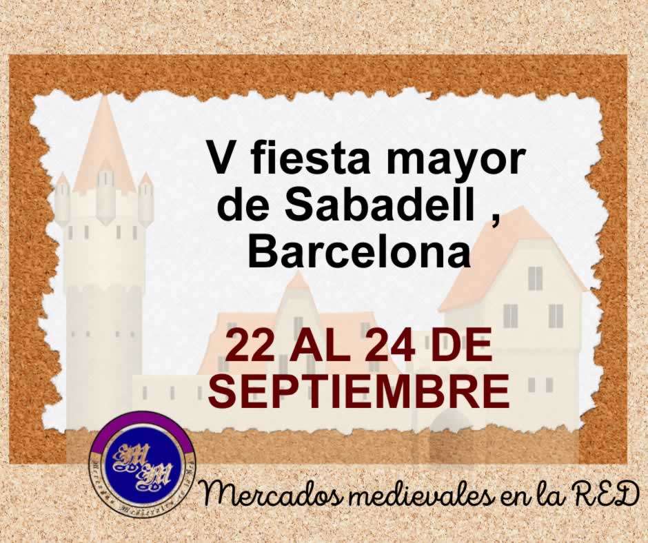 V fiesta mayor en Sabadell, Barcelona