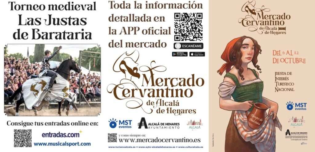 mercadosmedievales.net - Mercado cervantino 2023 "Tiempo de Dulcinea" de Alcalá de Henares (Madrid) p1