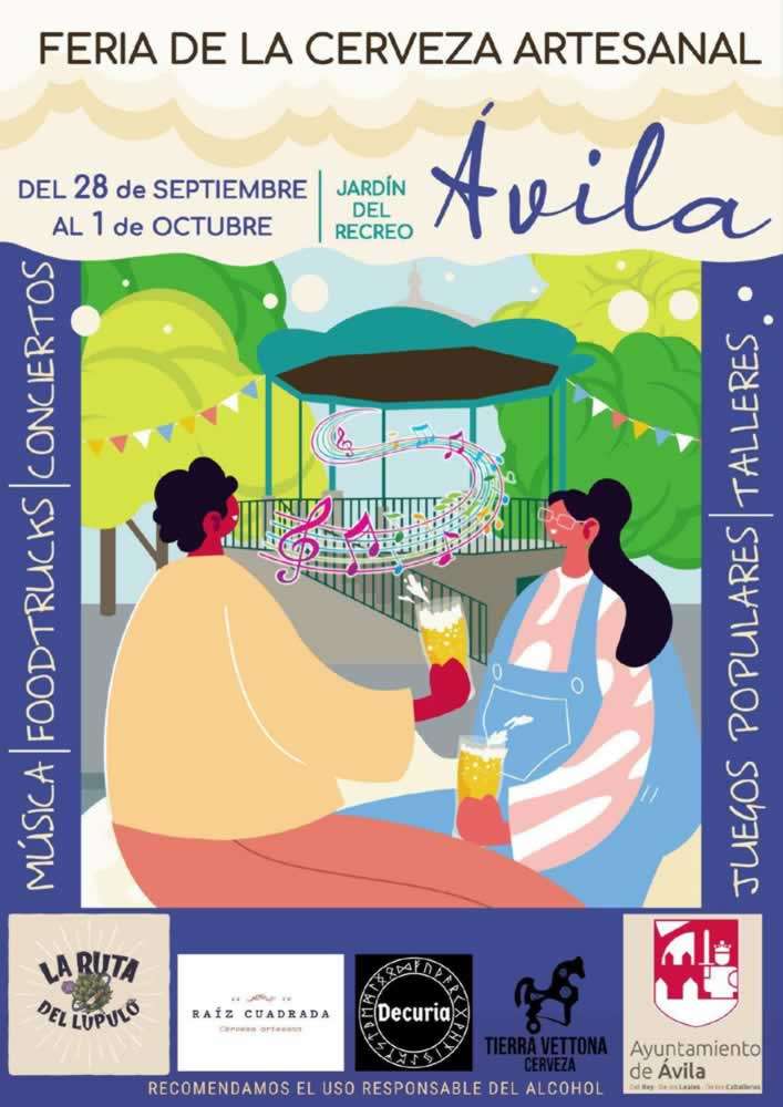 mercadosmedievales.net - Feria de la cerveza artesana de Ávila ( Ávila ) 2023 cartel