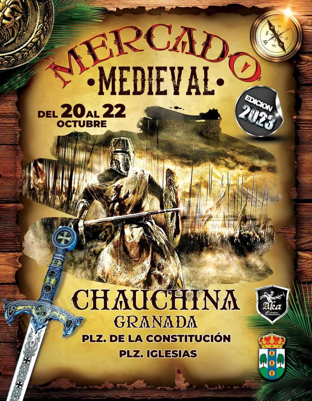 mercadosmedievales.net - Mercado Medieval en Chauchina (Granada) 2023 cartel