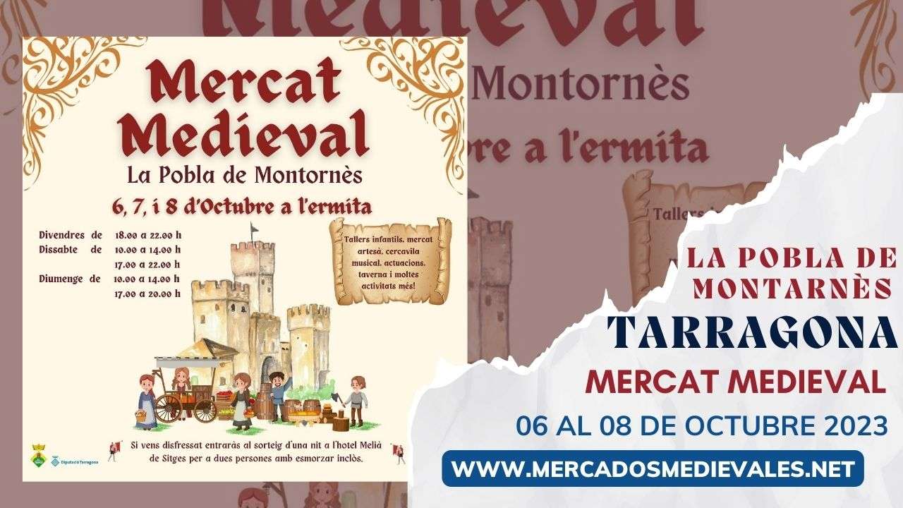 Mercados medievales en la RED - I Mercado medieval de La Pobla de Montornes (Tarragona) web